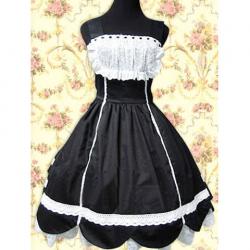 Amanda99 Black Lace Sleeveless Lolita Dress