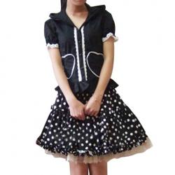 Amanda99 Black Lace Lolita Blouse And Skirt