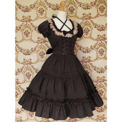 Amanda99 Black Lace Lolita Dress