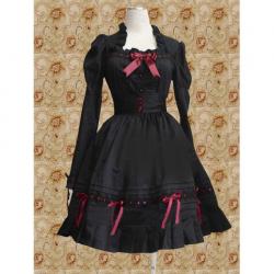 Amanda99 Black Empire Waist Lolita Dress