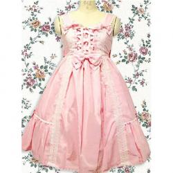 Amanda99 Pink Lace Lolita Dress