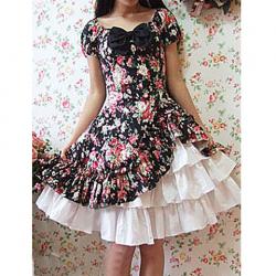 Amanda99 Cabbage Patch Short Sleeves Cotton Lolita Dress