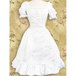 Amanda99 White Lace Cotton Lolita Dress