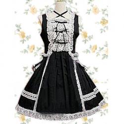Amanda99 Black Lace Sleeveless Lolita Dress