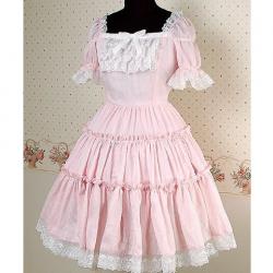 Amanda99 Pink Lace Lolita Dress