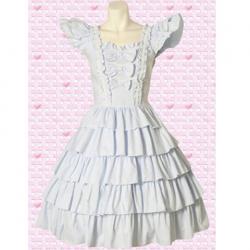 Amanda99 Short Sleeves Multi Tiers Lolita Dress