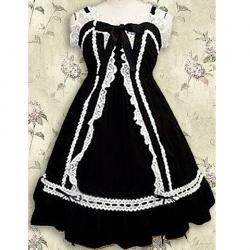 Amanda99 Lace Applique Cotton Lolita Dress