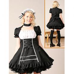 Amanda99 Black Short Sleeves Lolita Dress