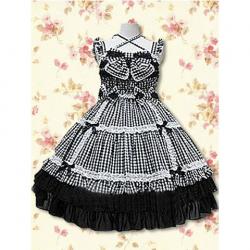 Amanda99 Bow Lace Ruffles Cotton Lolita Dress