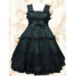 Amanda99 Black Ruffle Lolita Dress