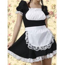Amanda99 White And Black Lace Lolita Dress