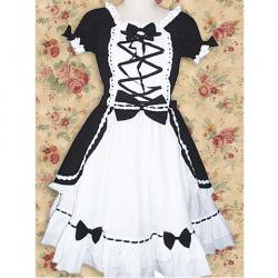 Amanda99 Short Sleeves Bows Lolita Dress