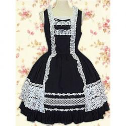 Amanda99 Black Lace Sleeveless Lolita Dress