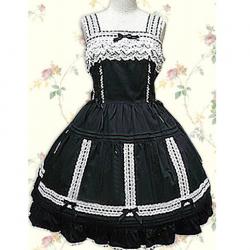 Amanda99 Black Lace Sleeveless Lolita Dress