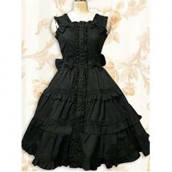 Amanda99 Black Ruffle Lolita Dress