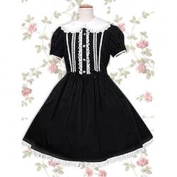 Amanda99 Black Lace Gothic Lolita Dress