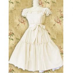 Amanda99 White Short Sleeves Lolita Dress