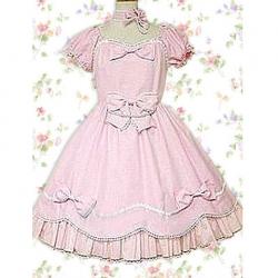 Amanda99 Pink Ruffles Bow Lolita Dress