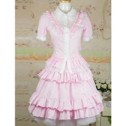 Amanda99 Pink Lolita Blouse And Pink Lolita Skirt