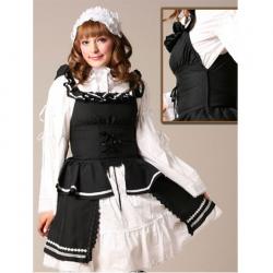 Amanda99 Black Lace Sleeveless Lolita Dress