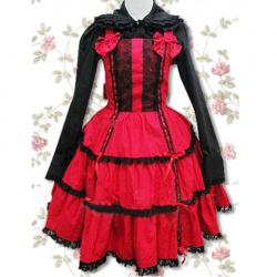 Amanda99 Red Lace Lolita Dress