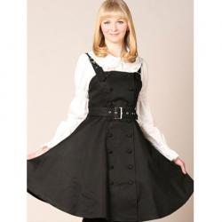 Amanda99 Black Buttons Lolita Dress