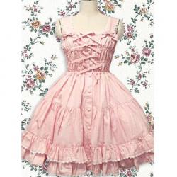 Amanda99 Pink Ruffle Lolita Dress