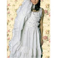 Amanda99 White Sleeveless Lolita Dress