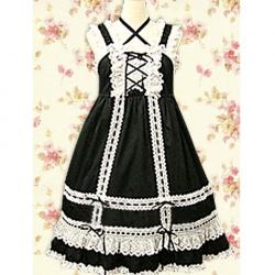 Amanda99 Black Lace Sleeveless Lolita Dress