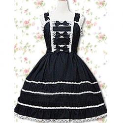 Amanda99 Black Bow Lace Lolita Dress
