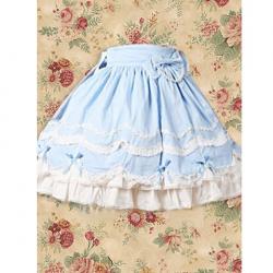 Amanda99 Blue Lace Ruffle Lolita Skirt