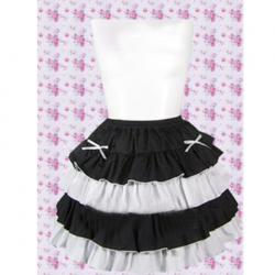 Amanda99 Black And White Lolita Skirt