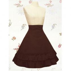 Amanda99 Simple Kermesinus Cotton Lolita Skirt