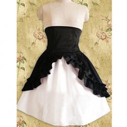 Amanda99 Black High Waist Ruffles Lolita Skirt