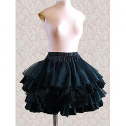 Amanda99 Black Multi-layer Lolita Skirt