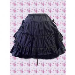 Amanda99 Deep Blue Ruffles Lolita Skirt