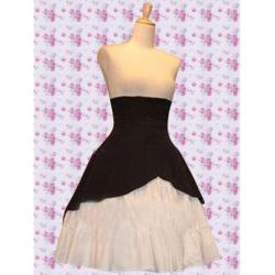 Amanda99 Black And White Lolita Skirt