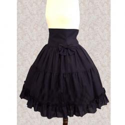 Amanda99 Black Ruffles Lolita Skirt