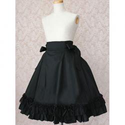 Amanda99 Black Polka Lace Lolita Skirt