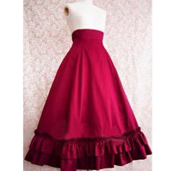 Amanda99 Red Ruffles Lolita Skirt