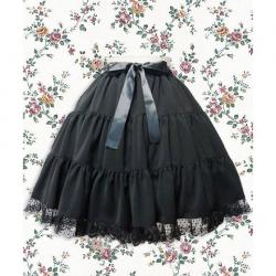 Amanda99 Black Lace Lolita Skirt