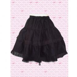 Amanda99 Lace and Stripes Trim Lolita Skirt