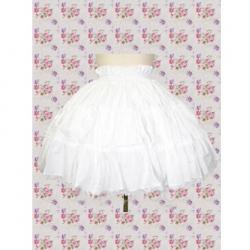 Amanda99 White Lace Trim Lolita Skirt