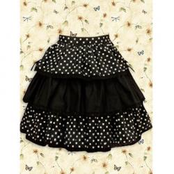 Amanda99 Black Lolita Layered Skirt