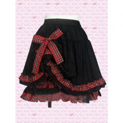 Amanda99 Black Ruffles Lolita Skirt