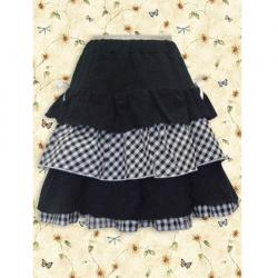 Amanda99 Shepherd Check Layered Lolita Skirt