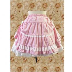 Amanda99 Pink Bow Decoration Lolita Skirt
