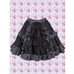 Amanda99 Black Multi-layer Lolita Skirt