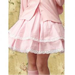Amanda99 Pink Lace Lolita Skirt