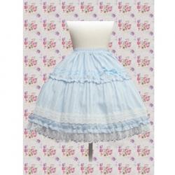 Amanda99 Blue Lace Lolita Skirt